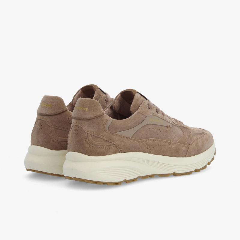 DUSK RUNNER STAMP M - SUEDE - BROWN